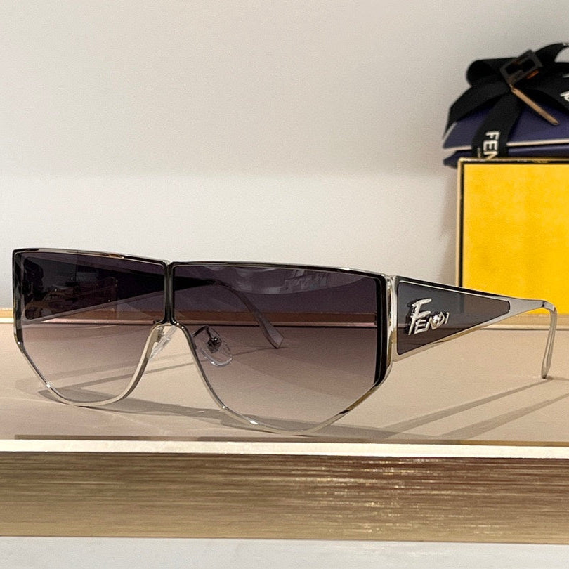 DISCO SQUARED SUNGLASSES FF M0093 IN METAL