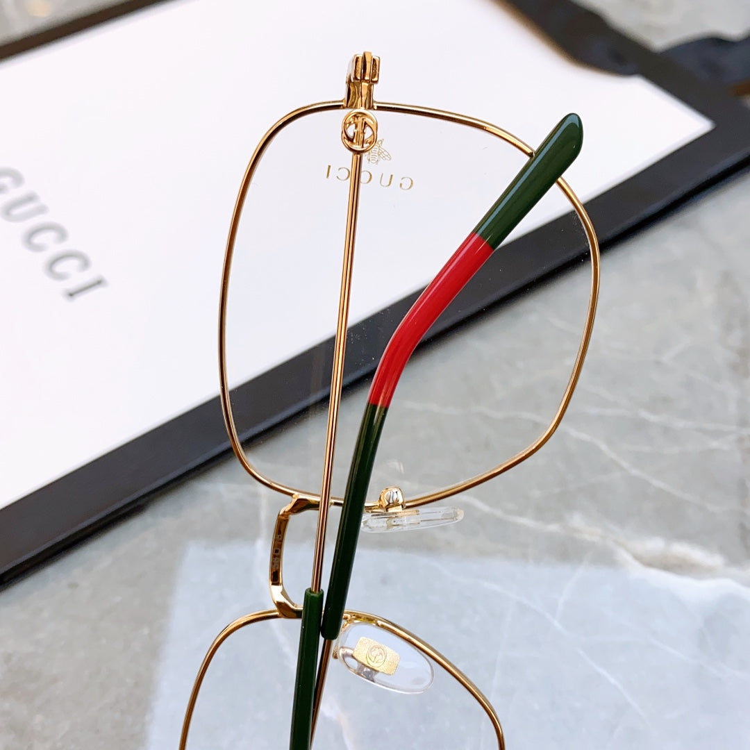 SQUARE FRAME SUNGLASSES GG0396O IN METAL