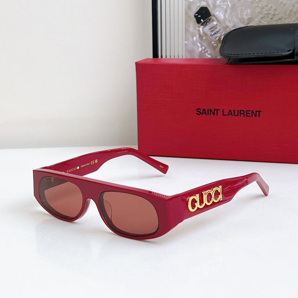 RECTANGULAR FRAME SUNGLASSES GG1771 IN ACETATE