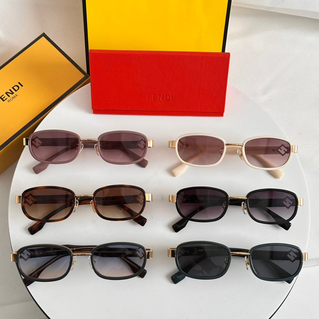 SELLERIA RECTANGULAR FRAME SUNGLASSES FD8131 IN ACETATE