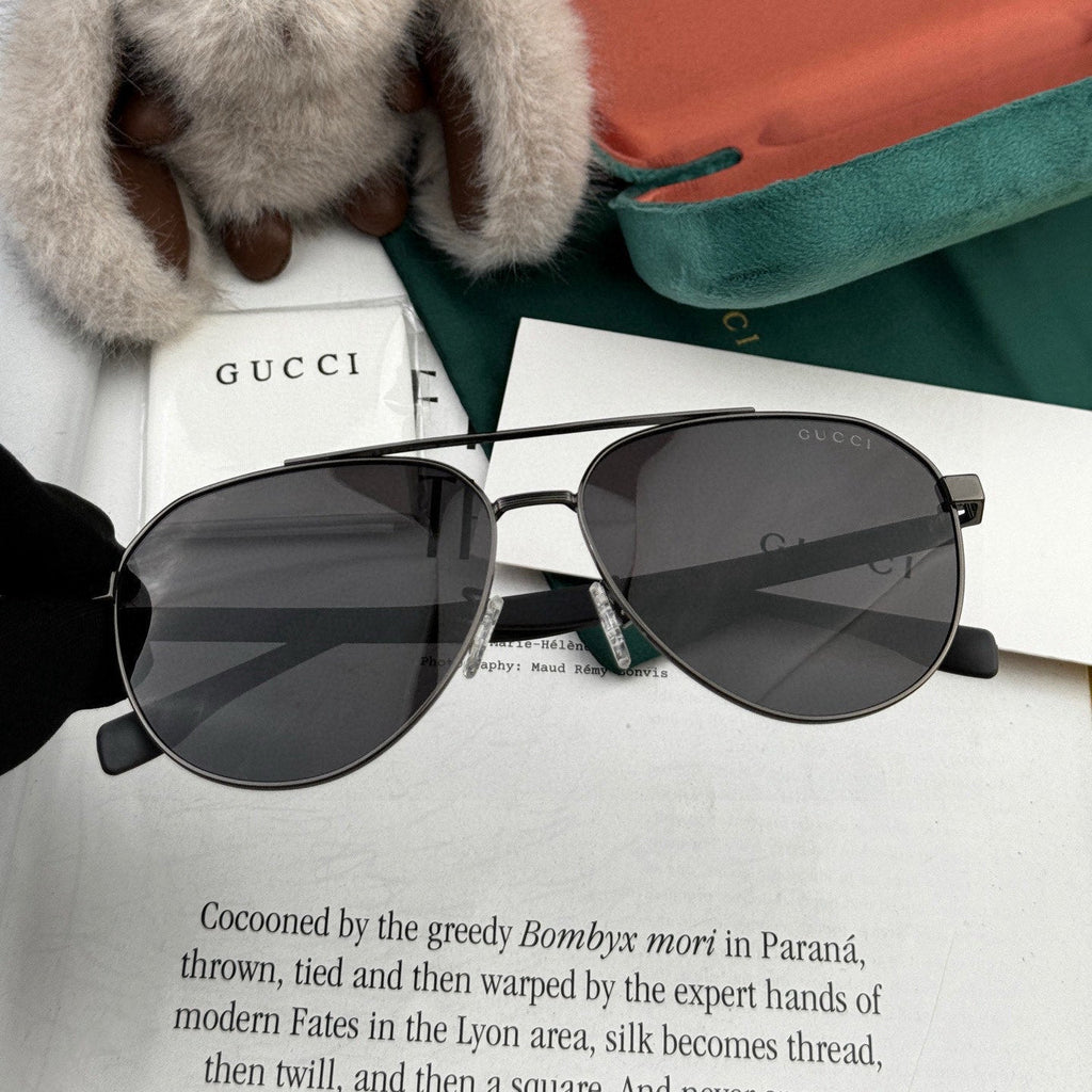 AVIATOR FRAME SUNGLASSES G8204 IN METAL