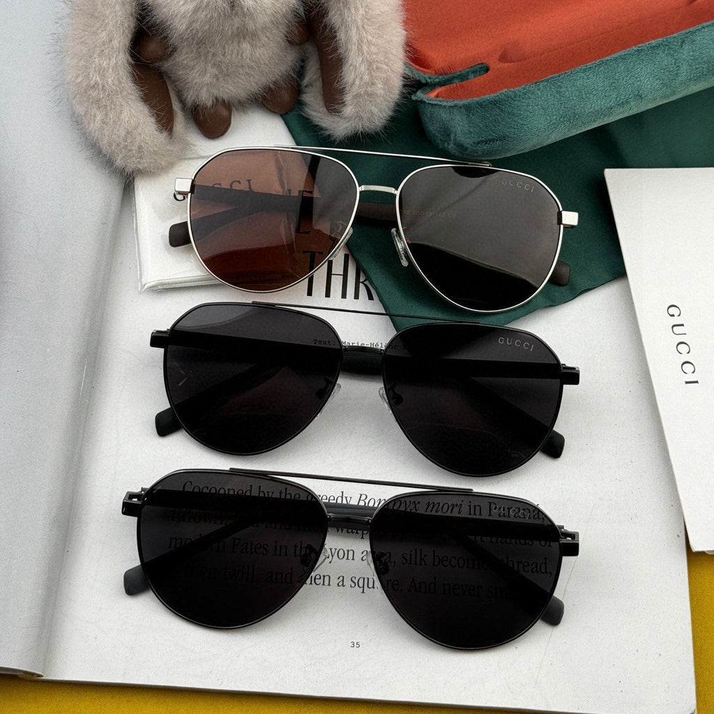 AVIATOR FRAME SUNGLASSES G8204 IN METAL