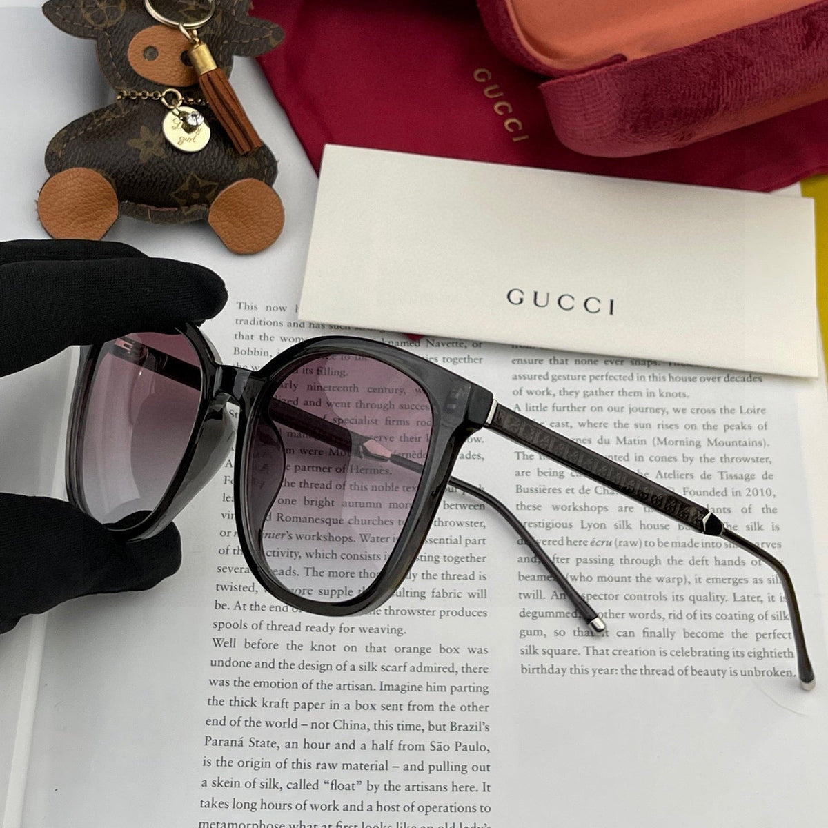 BUTTERFLY FRAME SUNGLASSES G15500 IN ACETATE