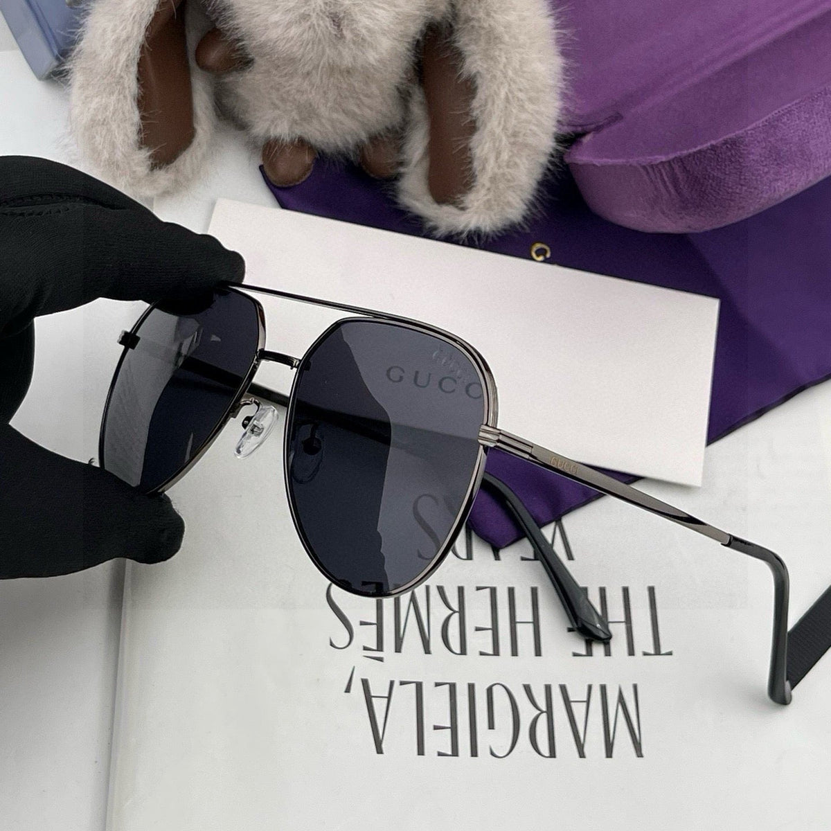 AVIATOR FRAME SUNGLASSES 3371 IN METAL