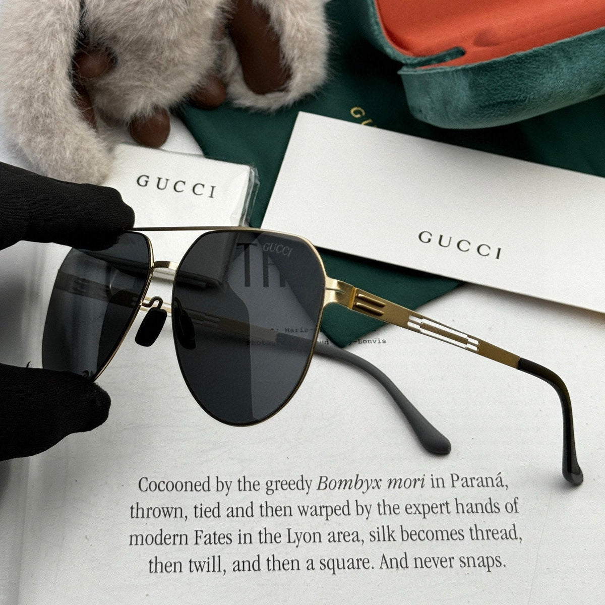 AVIATOR FRAME SUNGLASSES G5882 IN METAL