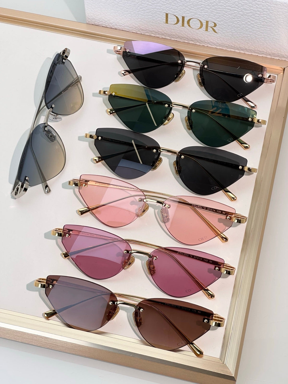DIOR MONTAIGNE SUNGLASS CB5U IN METAL