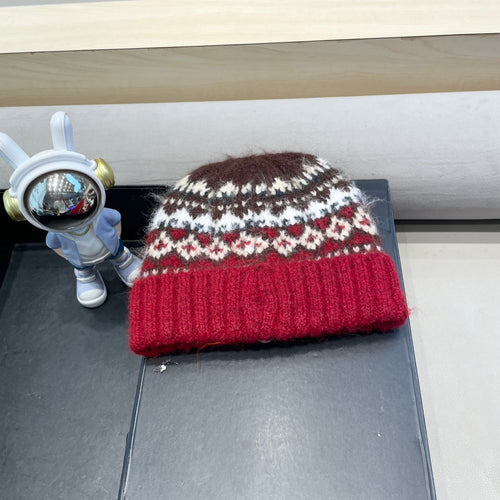 BEANIE HAT IN COLORFUL WOOL 438147