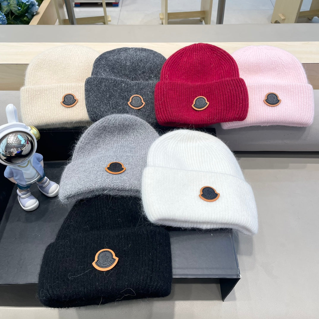 BEANIE HAT IN CLOUD GRAY WOOL 438127