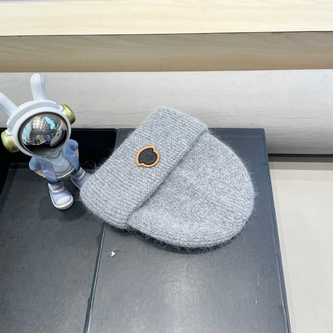 BEANIE HAT IN CLOUD GRAY WOOL 438127