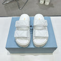 PRADA STRAP SANLS 55MM IN WHITE CALFSKIN