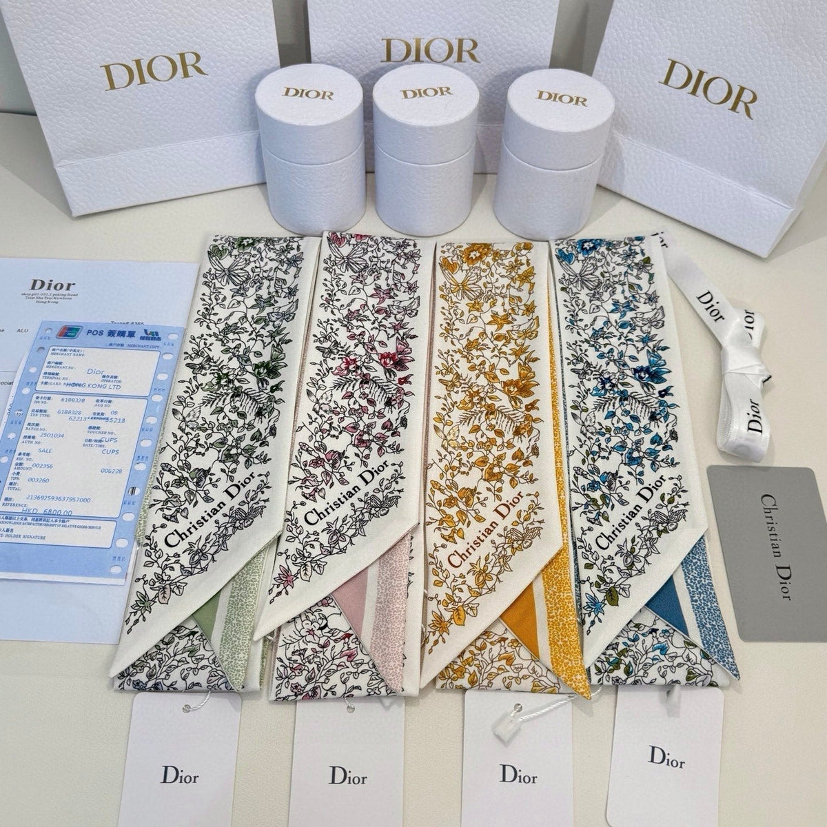 DIOR RIBBON IN SILK 591424