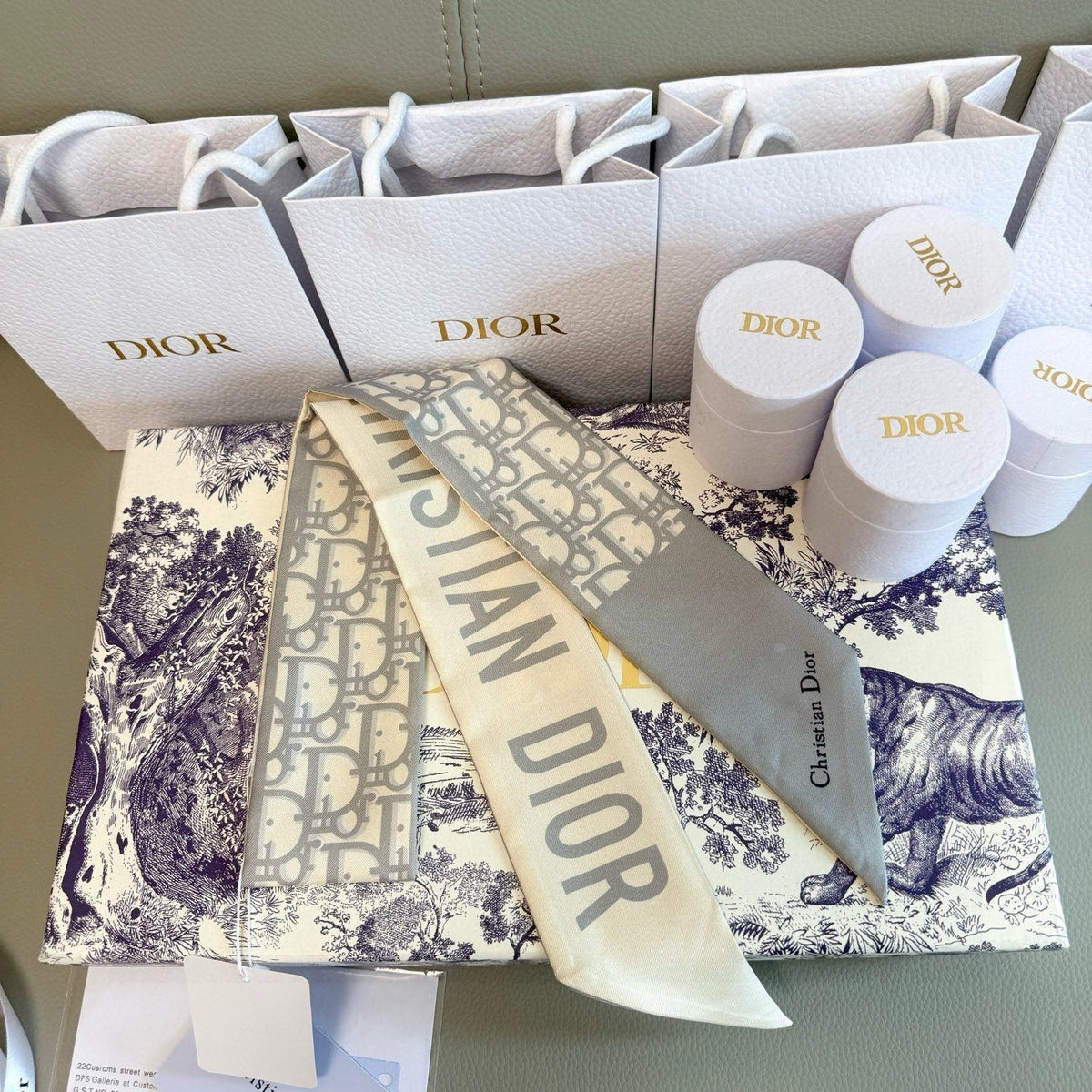 DIOR TWILLY 100 CM IN SILK 714358