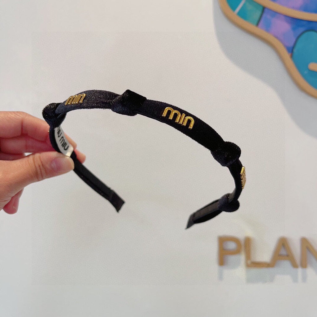BLACK VELVET HEADBAND 397106