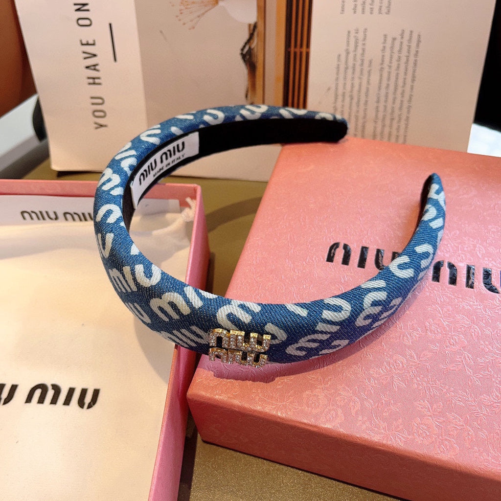 CLASSIC BLUE HEADBAND DENIM 402880