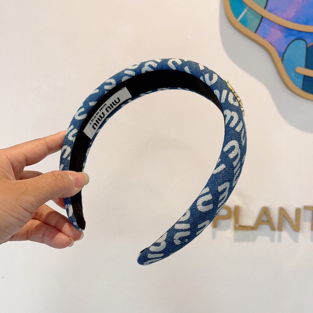 CLASSIC BLUE HEADBAND DENIM 402880