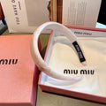 THICK HEADBAND WITH GARNITURE PRINT IN LIGHT PINK SILK 415935