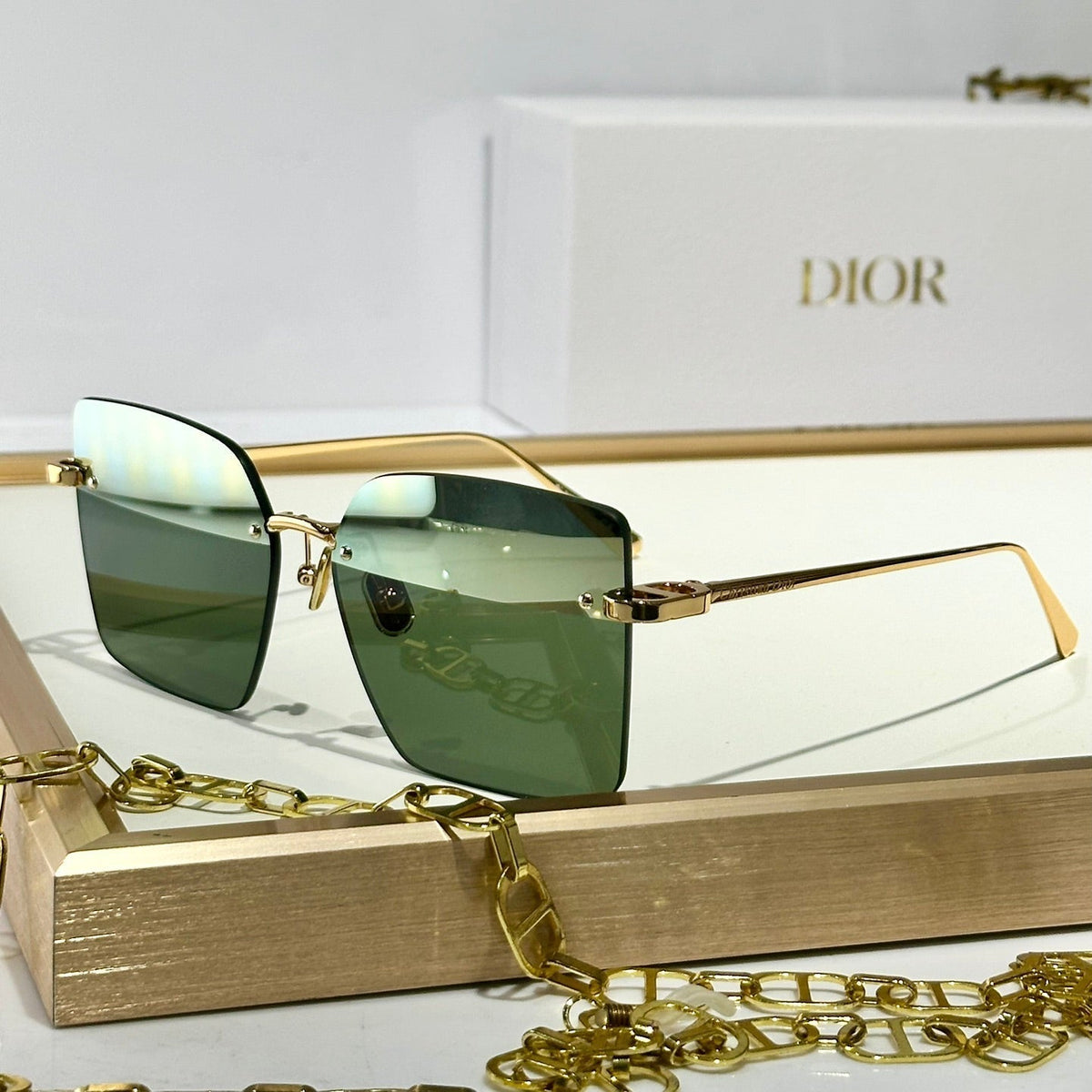 DIOR MONTAIGNE SUNGLASS C S3U IN METAL