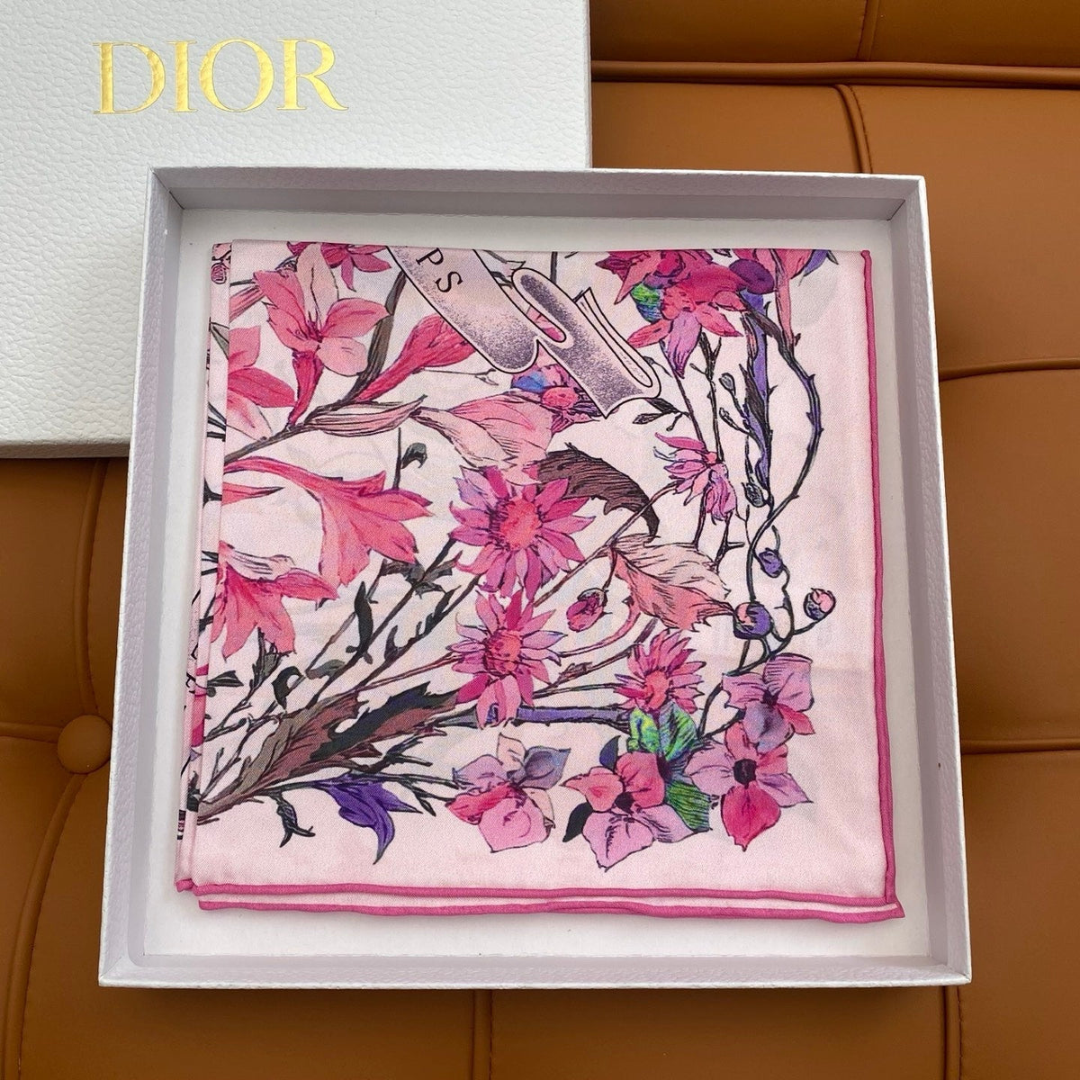 DIOR SCARF 90 CM IN SILK FABRIC 703660