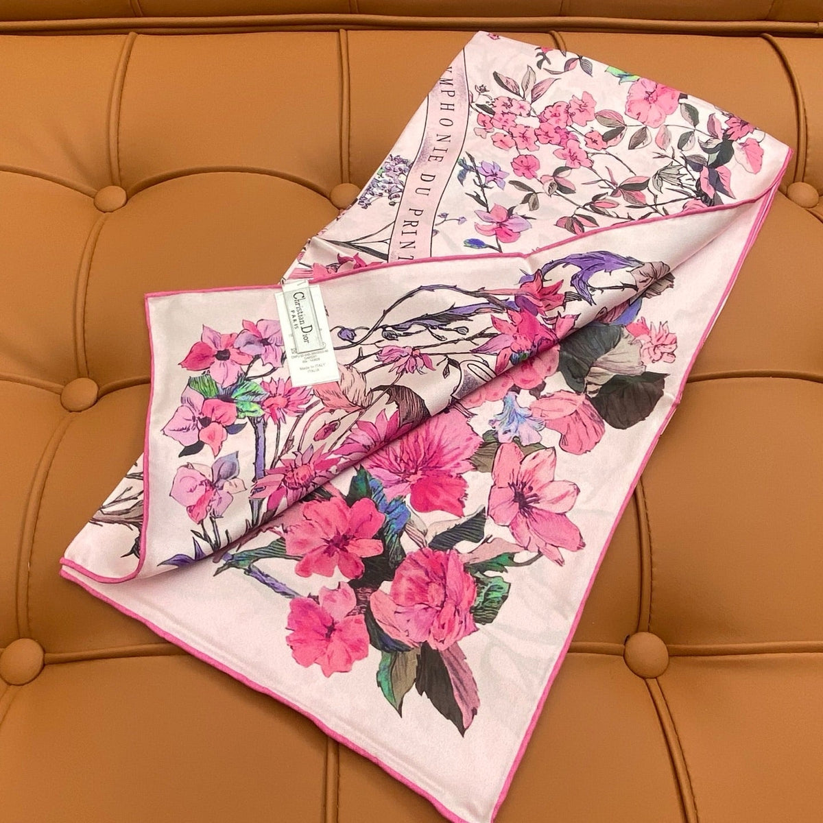 DIOR SCARF 90 CM IN SILK FABRIC 703660