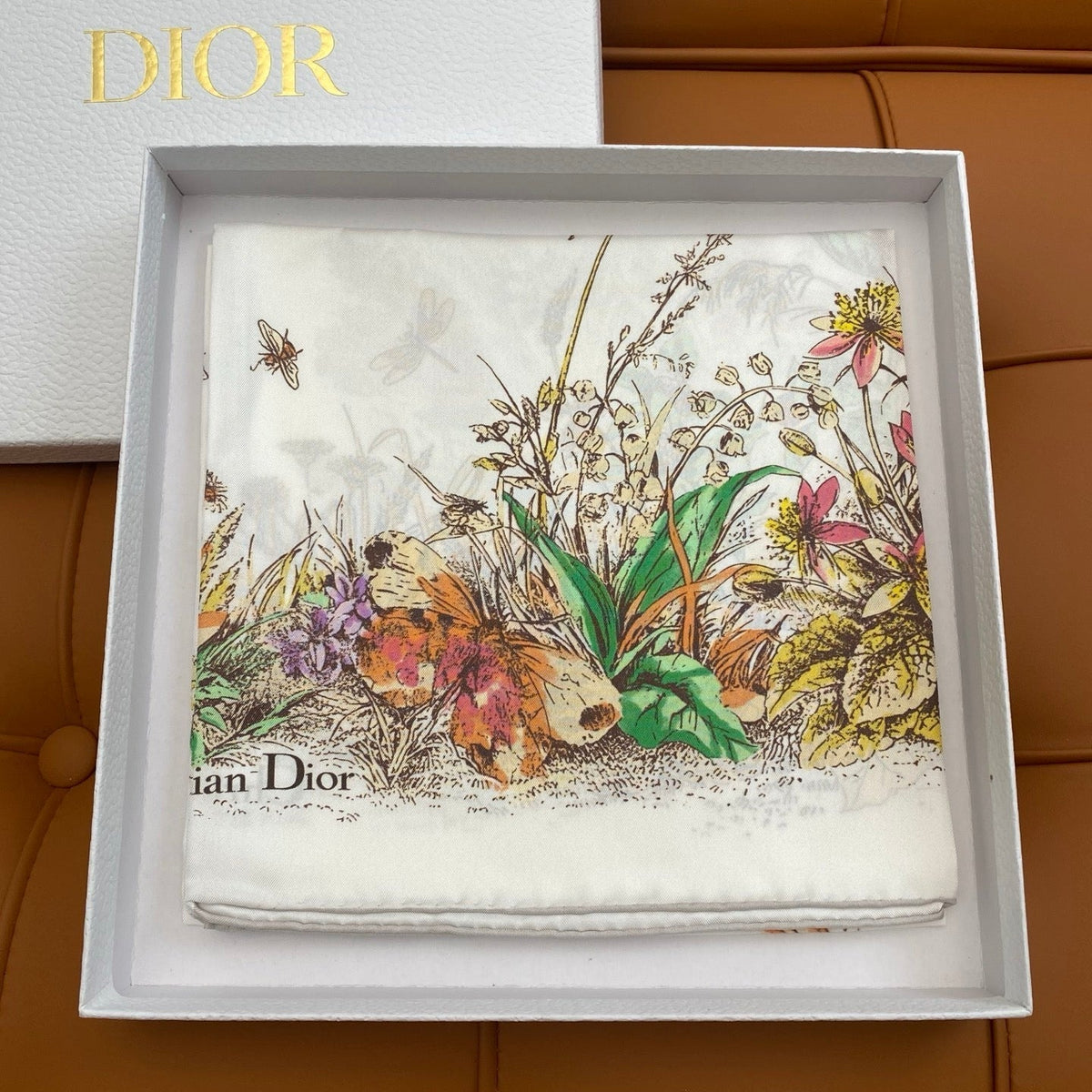 DIOR SCARF 90 CM IN SILK FABRIC 703663