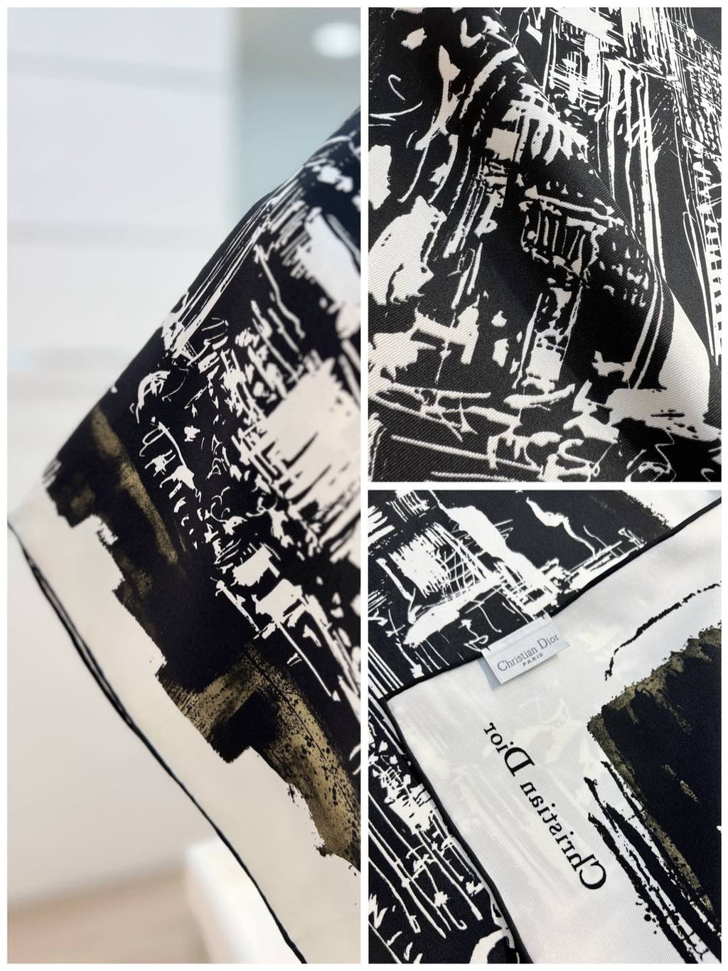 DIOR SCARF 90 CM IN SILK 603566