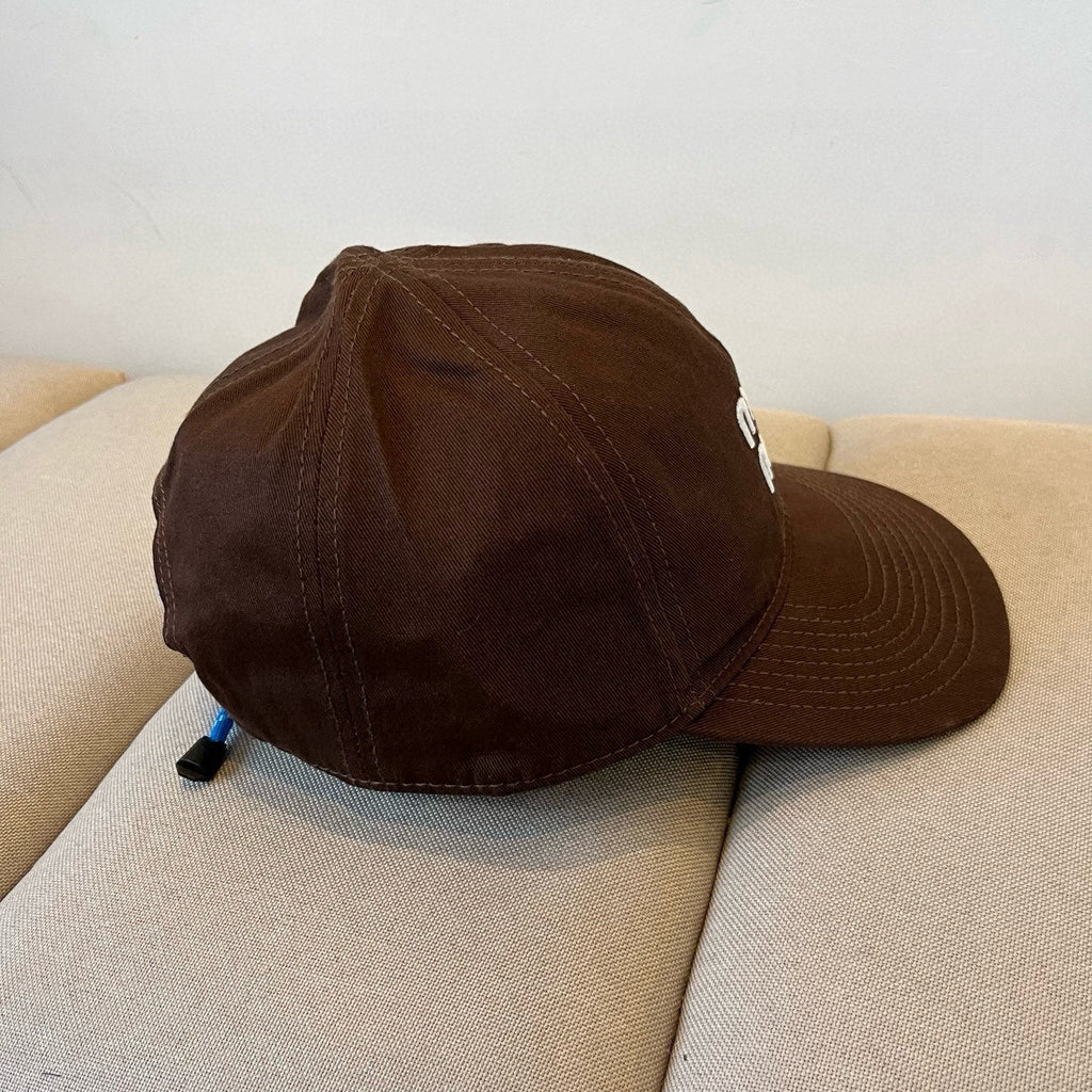 MM BASEBALL CAP IN BROWN KHAKI FABRIC STYLE 6
