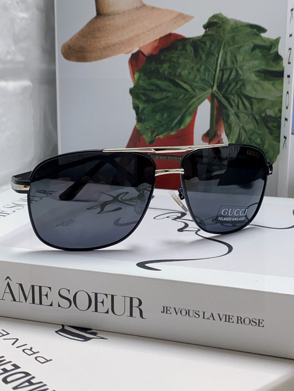 NAVIGATOR FRAME SUNGLASSES 570256 IN METAL