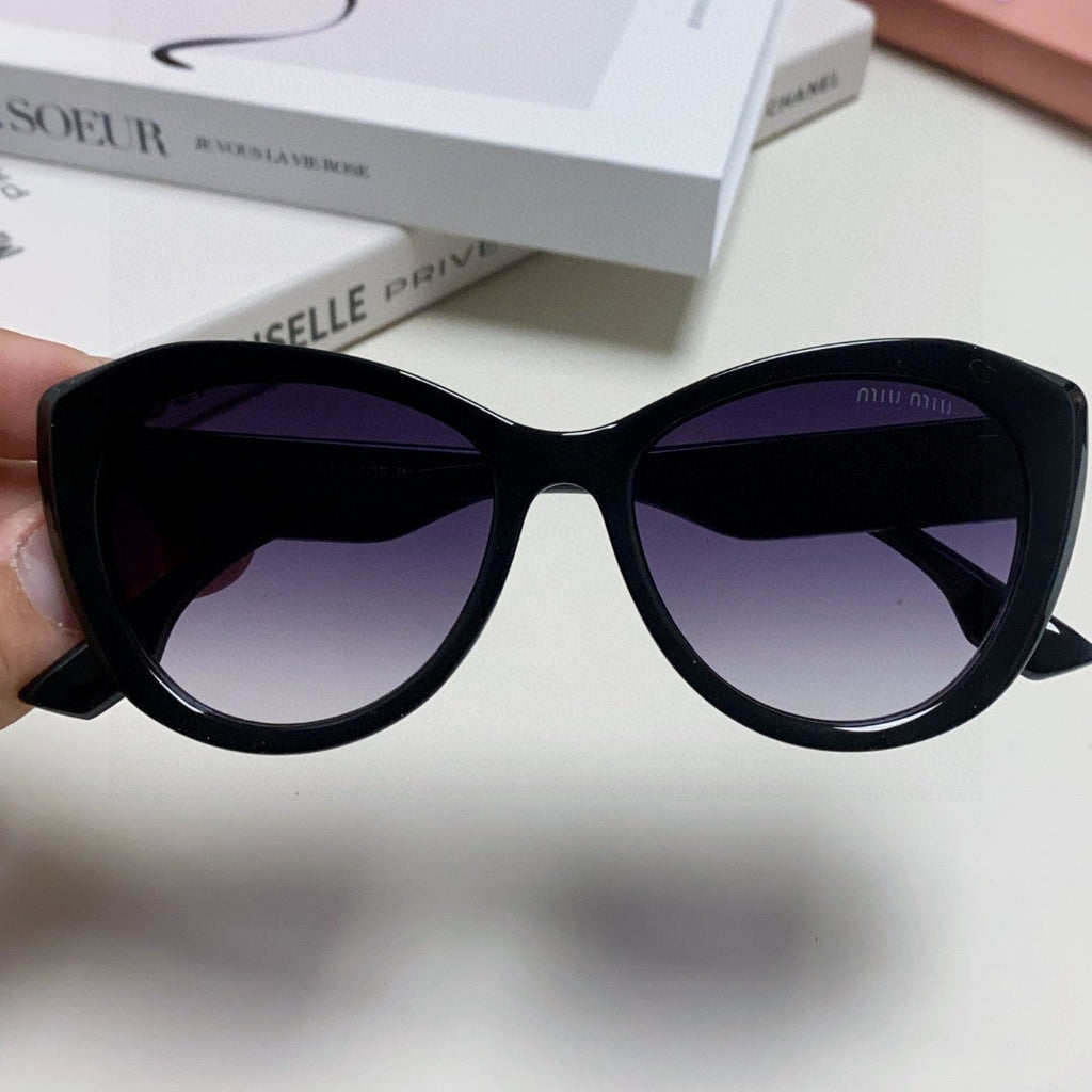 GLIMPSE SUNGLASSES 576816 IN BLACK ACETATE