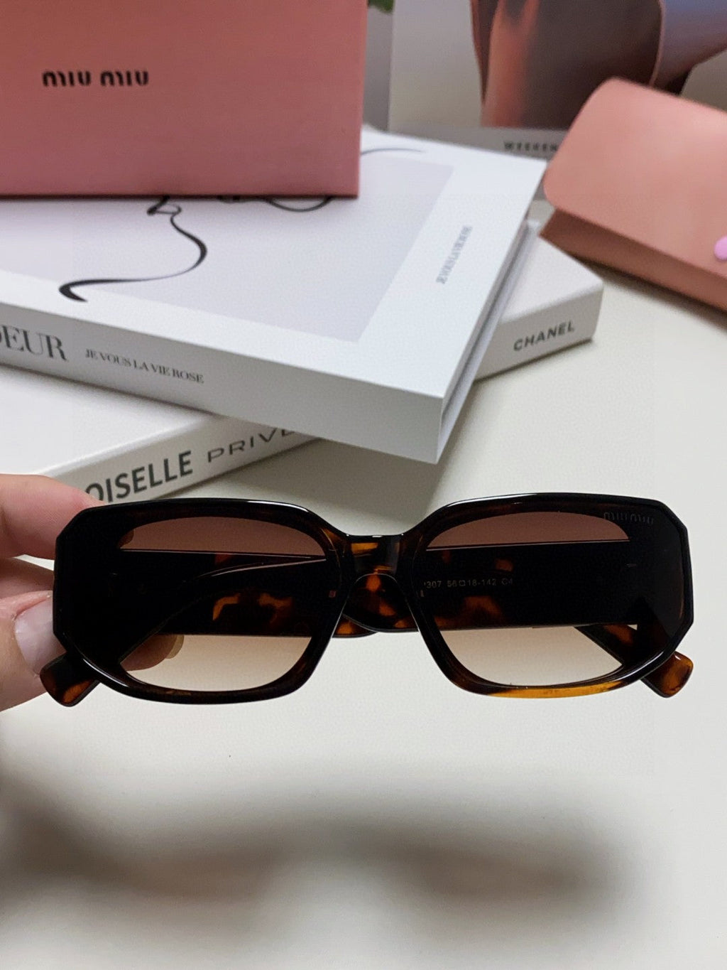 GLIMPSE SUNGLASSES 576820 IN HAVANA ACETATE