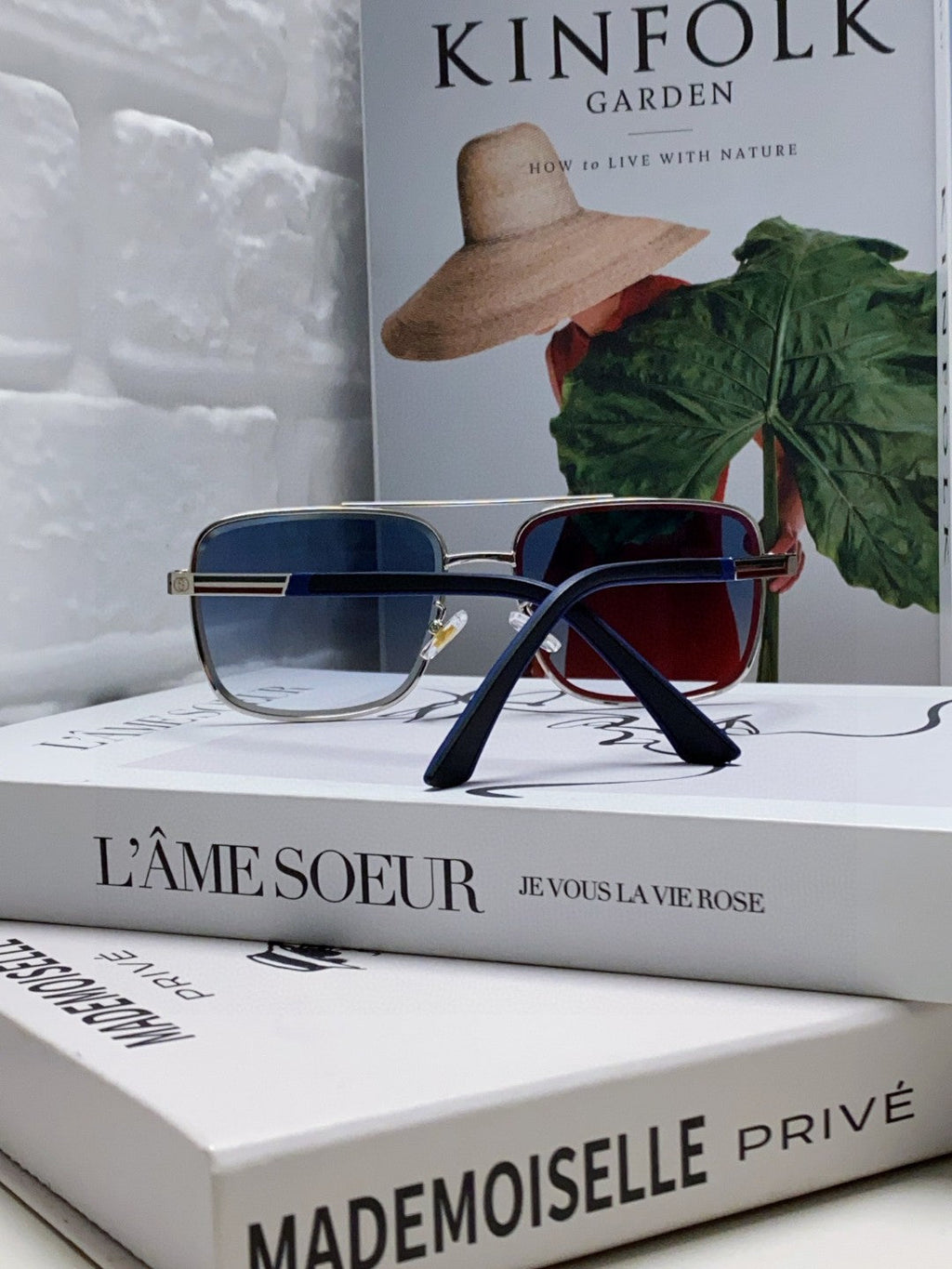 SQUARE FRAME SUNGLASSES 576880 IN METAL
