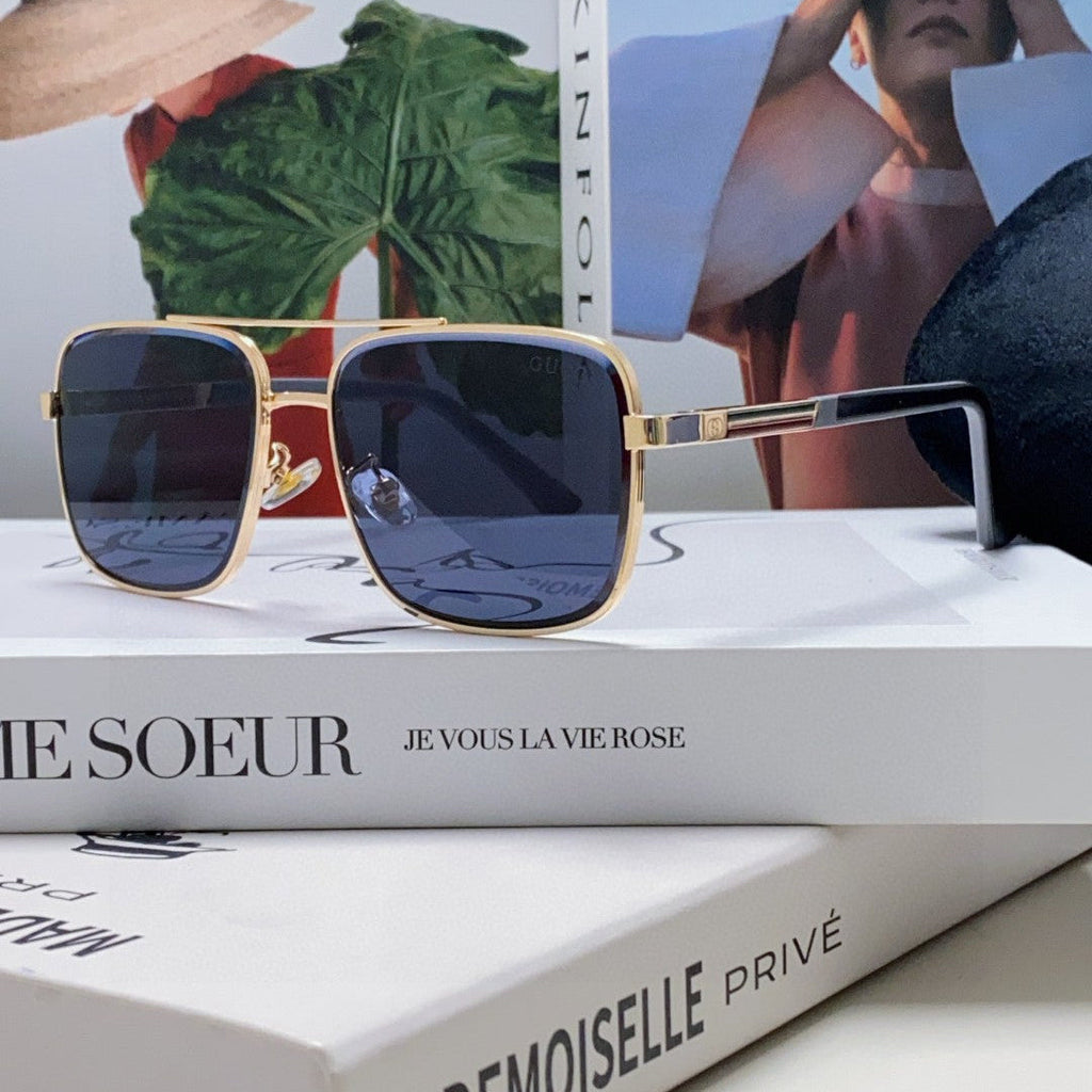 SQUARE FRAME SUNGLASSES 576880 IN METAL